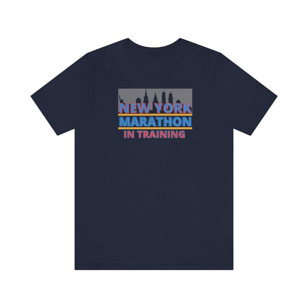 New York Runner in Training Shirt, Unisex Jersey Short Sleeve Tee, Marathon Shirt, Marathoner, In Training Tee