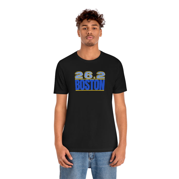 26.2 Boston Shirt, Gift for Runner, Unisex Jersey Short Sleeve Tee, Marathon Shirt, Marathoner, Shirt for Runner