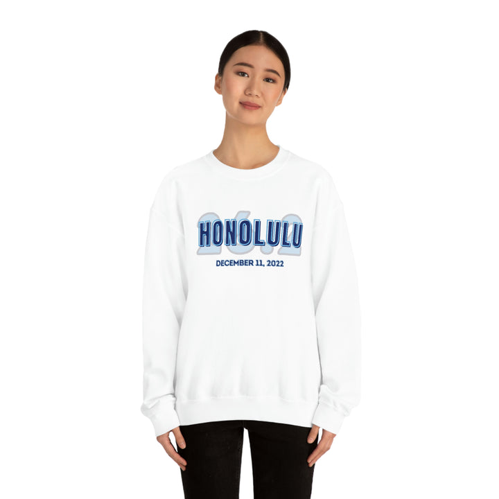 Honolulu Marathon, 26.2, Unisex Crewneck Sweatshirt, Honolulu Sweatshirt, Gift for Honolulu Runner