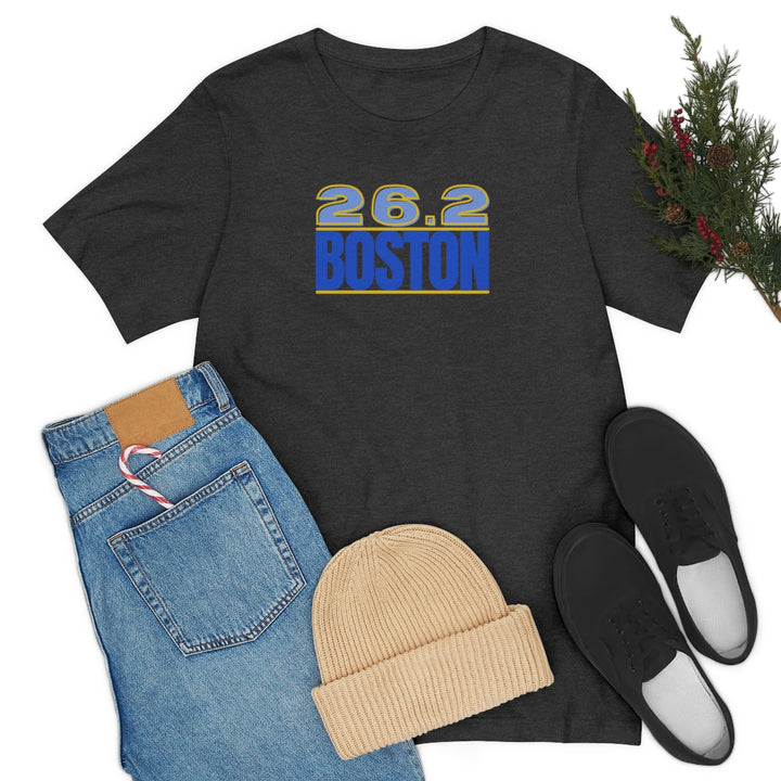 26.2 Boston Shirt, Gift for Runner, Unisex Jersey Short Sleeve Tee, Marathon Shirt, Marathoner, Shirt for Runner