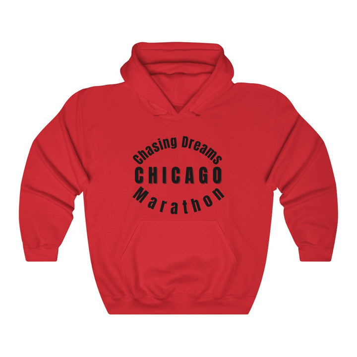 Chicago Hoodie, Chasing Dreams Marathon Shirt, Runners Gift, Unisex Heavy Blend Hooded Sweatshirt, Gift for Runners