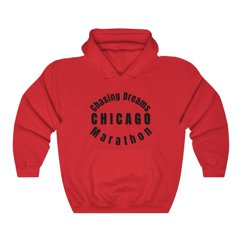 Chicago Marathon Hoodie, Chasing Dreams Marathon Shirt, Runners Gift, Unisex Heavy Blend Hooded Sweatshirt, Gift for Runners