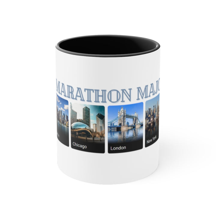 World Marathon Majors Coffee Cup, 11oz, Berlin, Boston, Chicago, London, Tokyo