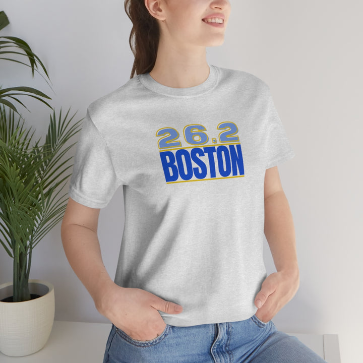 26.2 Boston Shirt, Gift for Runner, Unisex Jersey Short Sleeve Tee, Marathon Shirt, Marathoner, Shirt for Runner