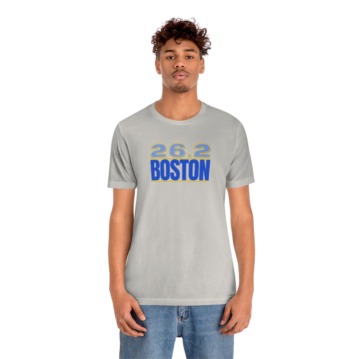 26.2 Boston Shirt, Gift for Runner, Unisex Jersey Short Sleeve Tee, Marathon Shirt, Marathoner, Shirt for Runner