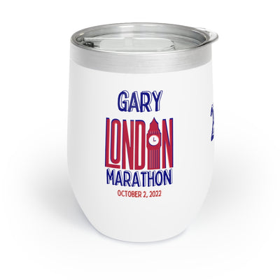 London Marathon, Wine Tumbler, London 26.2, London Marathon Gift, 12oz Insulated Wine Tumbler, London Wine Tumbler, Personalized