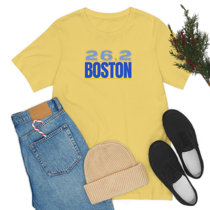 26.2 Boston Shirt, Gift for Runner, Unisex Jersey Short Sleeve Tee, Marathon Shirt, Marathoner, Shirt for Runner