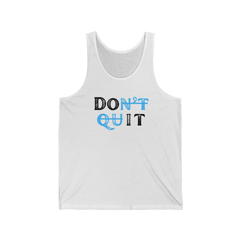 Don't Quit Tank, Do it Tank, Motivational Tank, Women's Racerback Tank, Gym Tank, Workout Tank, Unisex Jersey Tank