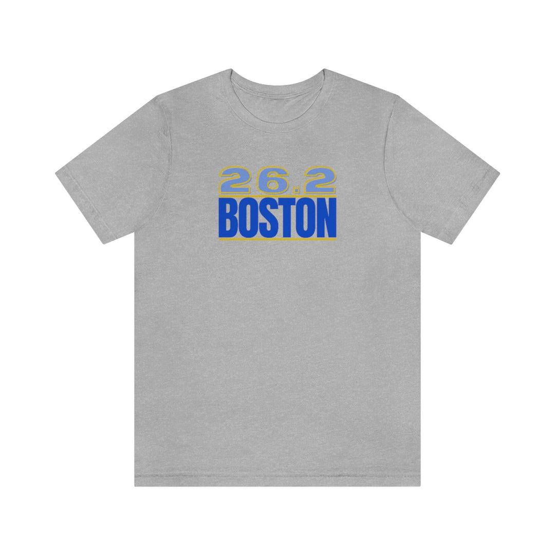 26.2 Boston Shirt, Gift for Runner, Unisex Jersey Short Sleeve Tee, Marathon Shirt, Marathoner, Shirt for Runner