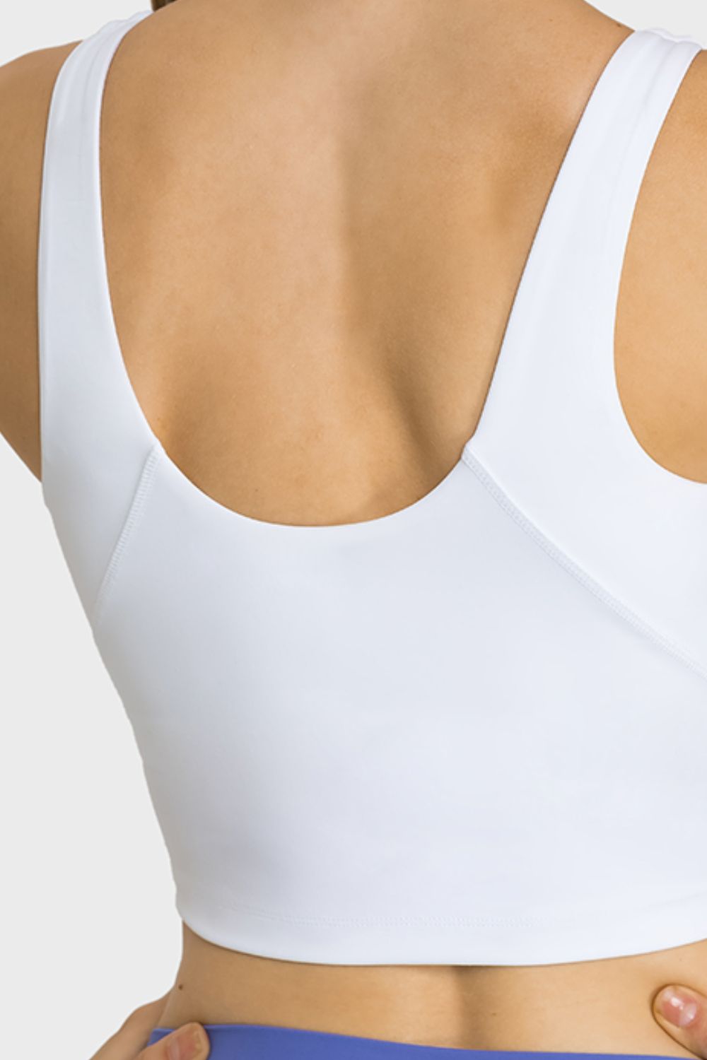 Cropped Sports Tank, Feel Like Skin Tank, Highly Stretchy Compfy Gym Tank