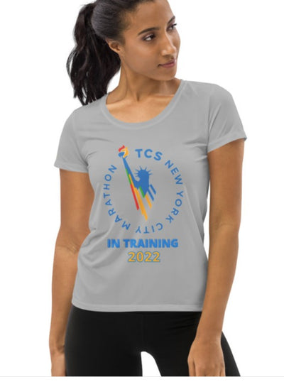 NYC Marathon in Training Running Shirt, Women's Athletic T-shirt, New York 26.2 Running Shirt