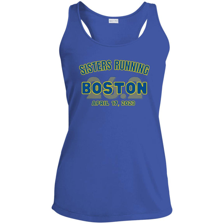 Boston Tank, Ladies' Performance Racerback Tank, Personalized Marathon Tank, 2025, 2026