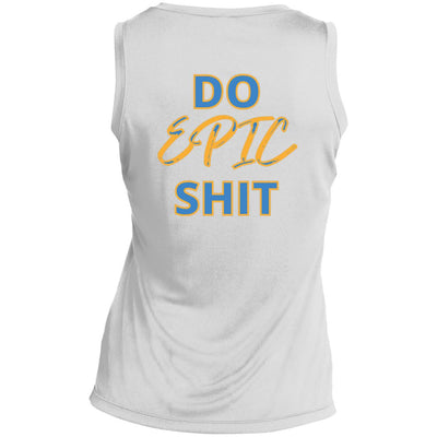 NYC Marathon, Do Epic Shit, New York Marathon, Sleeveless V-Neck Performance Tee, NY 26.2, New York, Performance Tank