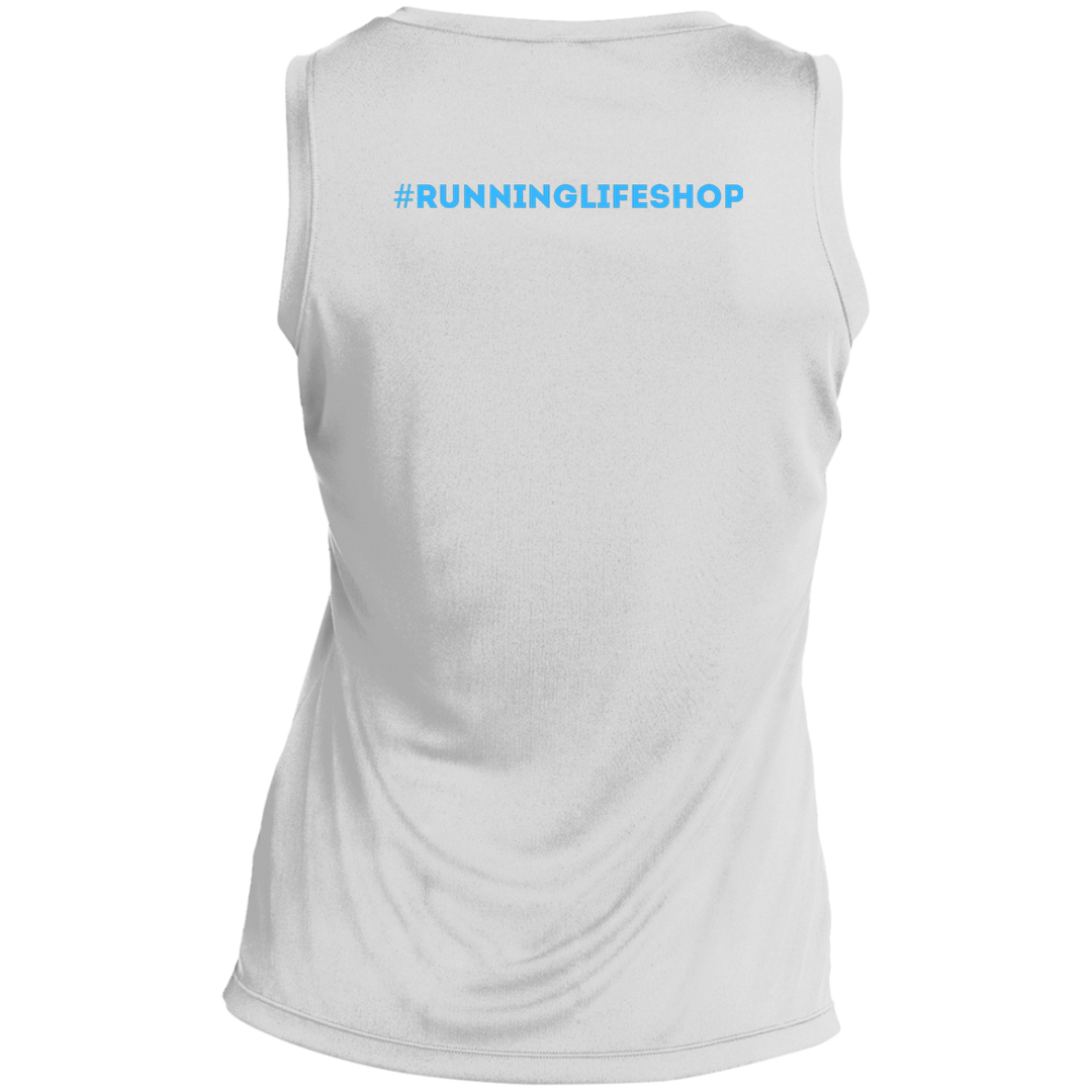 Big Cottonwood, Ladies' V-Neck Performance Tee, Big Cottonwood Tank, Personalized Race Day Tank