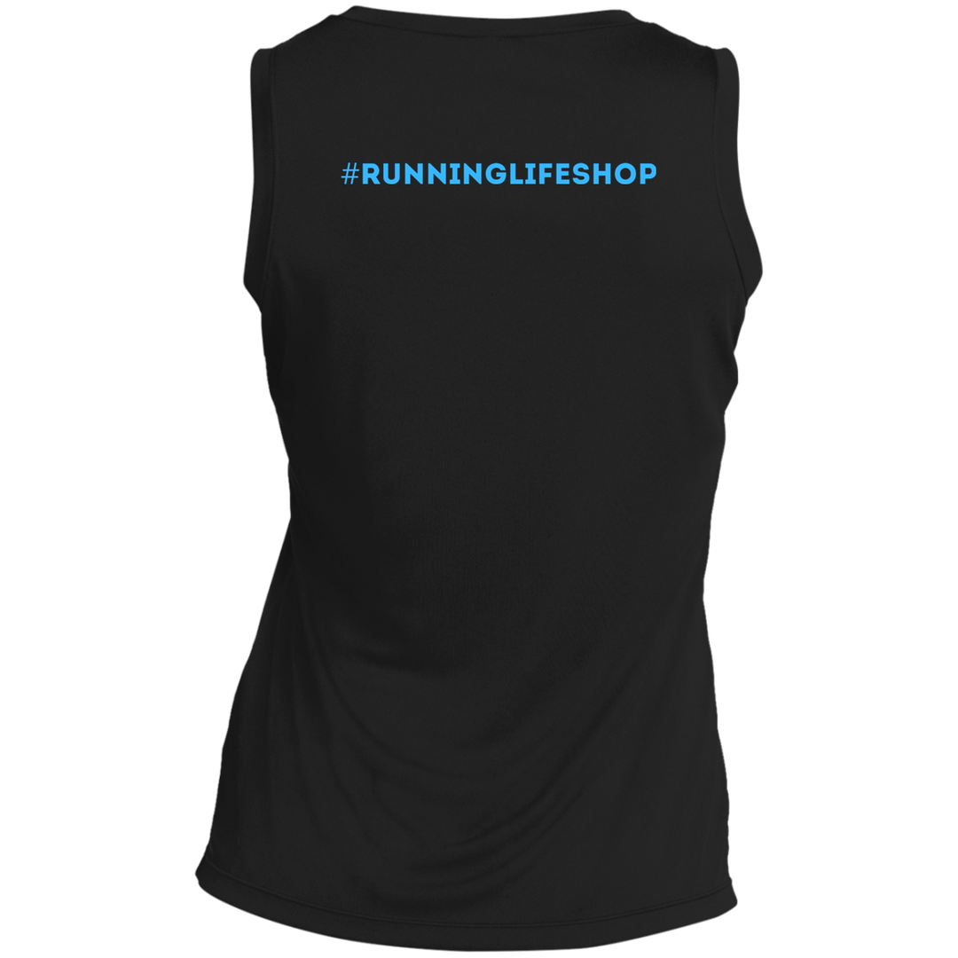 Big Cottonwood, Ladies' V-Neck Performance Tee, Big Cottonwood Tank, Personalized Race Day Tank