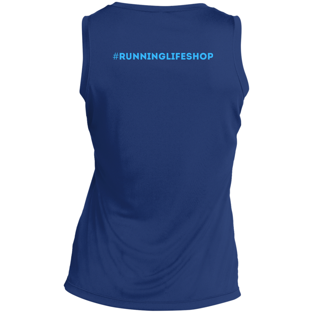 Big Cottonwood, Ladies' V-Neck Performance Tee, Big Cottonwood Tank, Personalized Race Day Tank