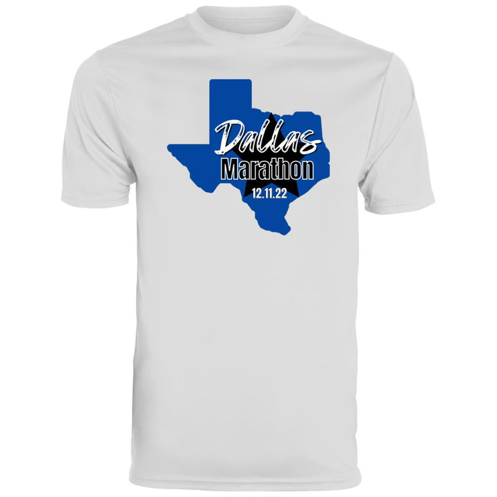 Dallas Marathon, Men's Moisture-Wicking Tee, Dallas Marathon Running Shirt, Dallas Runner