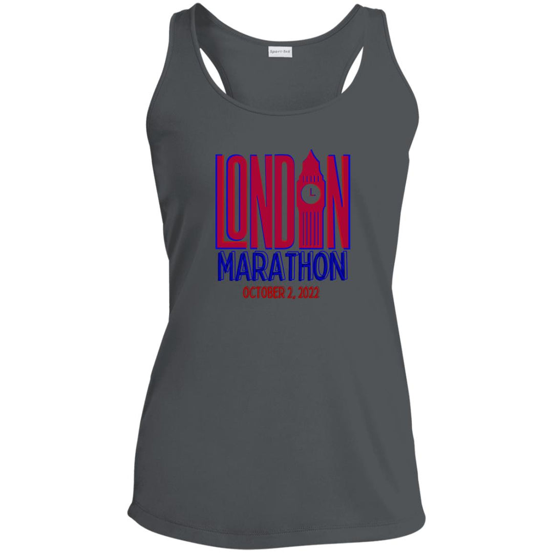 London Marathon, London 26.2, London Marathon Tank, London Performance Tank,  Ladies' Performance Racerback Tank