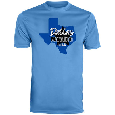 Dallas Marathon, Men's Moisture-Wicking Tee, Dallas Marathon Running Shirt, Dallas Runner