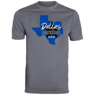 Dallas Marathon, Men's Moisture-Wicking Tee, Dallas Marathon Running Shirt, Dallas Runner