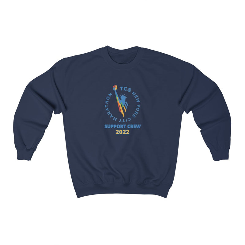New York 26.2 Support Crew Sweatshirt, NY Marathon Support Crew, Unisex Heavy Blend Crewneck Sweatshirt