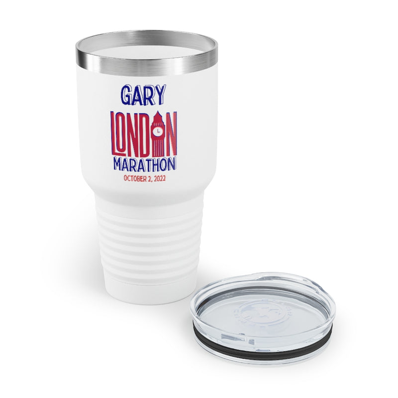 London Marathon Tumbler, 30oz, Personalized Marathon Gift