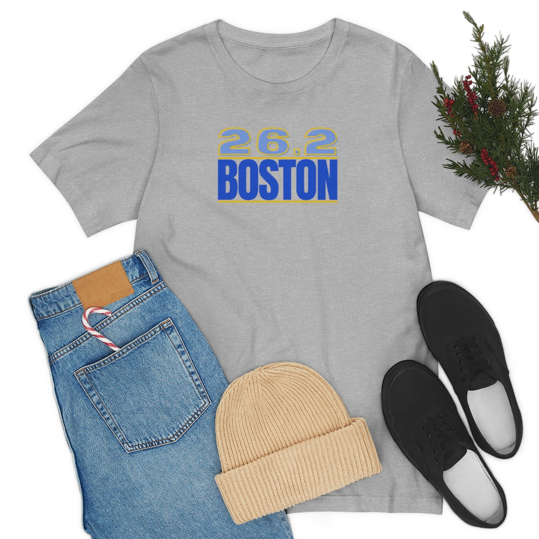 26.2 Boston Shirt, Gift for Runner, Unisex Jersey Short Sleeve Tee, Marathon Shirt, Marathoner, Shirt for Runner