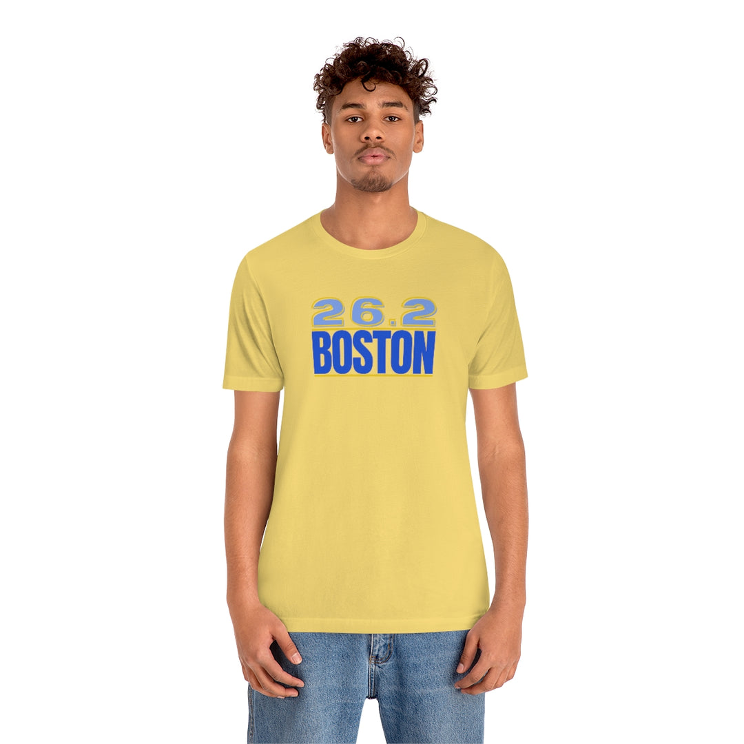 26.2 Boston Shirt, Gift for Runner, Unisex Jersey Short Sleeve Tee, Marathon Shirt, Marathoner, Shirt for Runner