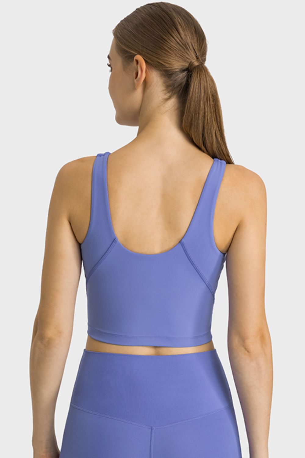 Cropped Sports Tank, Feel Like Skin Tank, Highly Stretchy Compfy Gym Tank