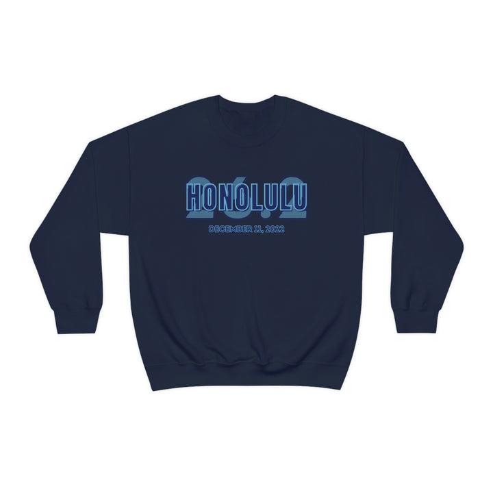 Honolulu Marathon, 26.2, Unisex Crewneck Sweatshirt, Honolulu Sweatshirt, Gift for Honolulu Runner