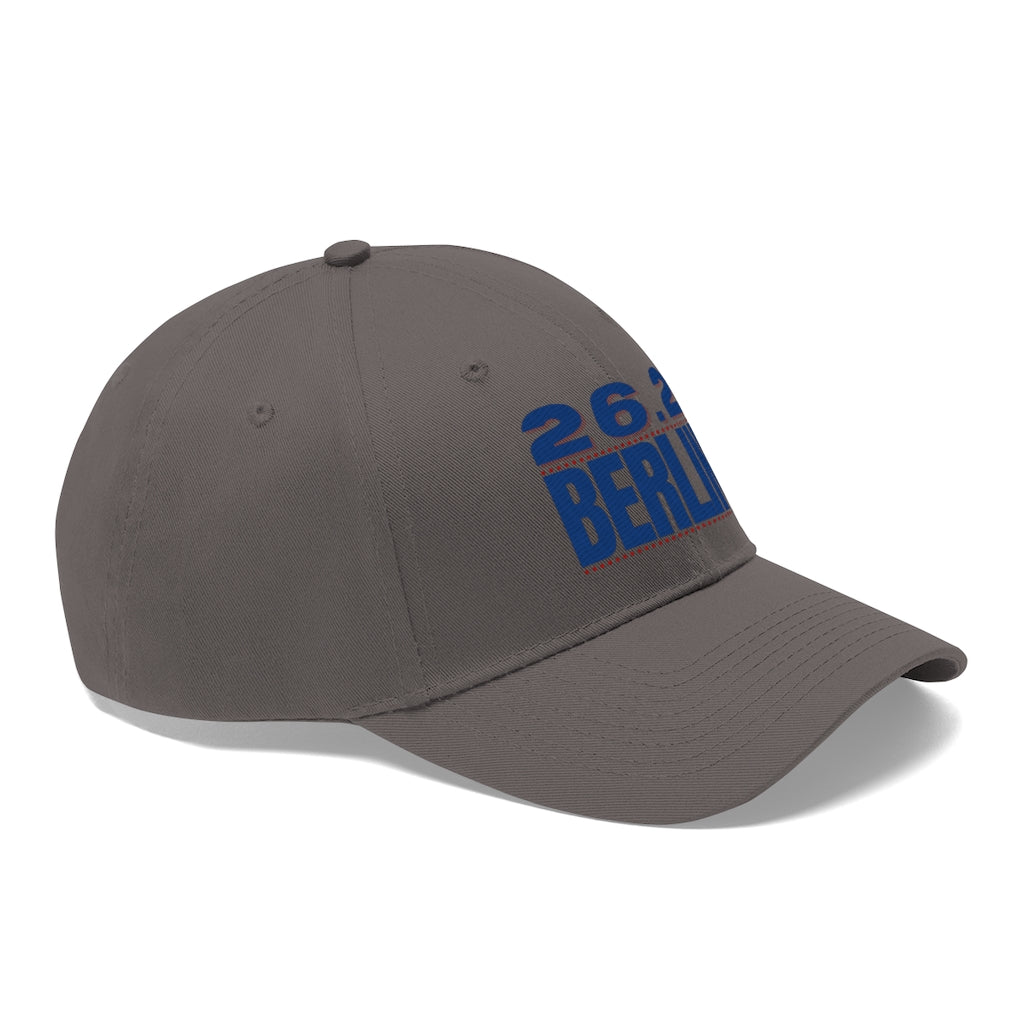 26.2 Berlin Hat, Berlin Marathon, Embroidered Marathon Cap, Unisex Twill Hat