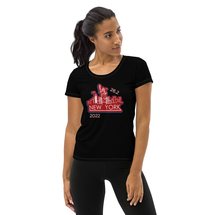 New York Runner, Women's Athletic T-shirt, 26.2, Marathon Runner