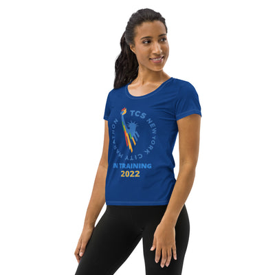 NYC Marathon in Training Running Shirt, Women's Athletic T-shirt, New York 26.2 Running Shirt