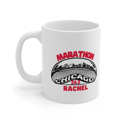 Chicago Marathon Mug, Ceramic Mug 11oz, Personalized Chicago Marathon Cup, 2022 Chicago Marathon, Custom Marathon Cup