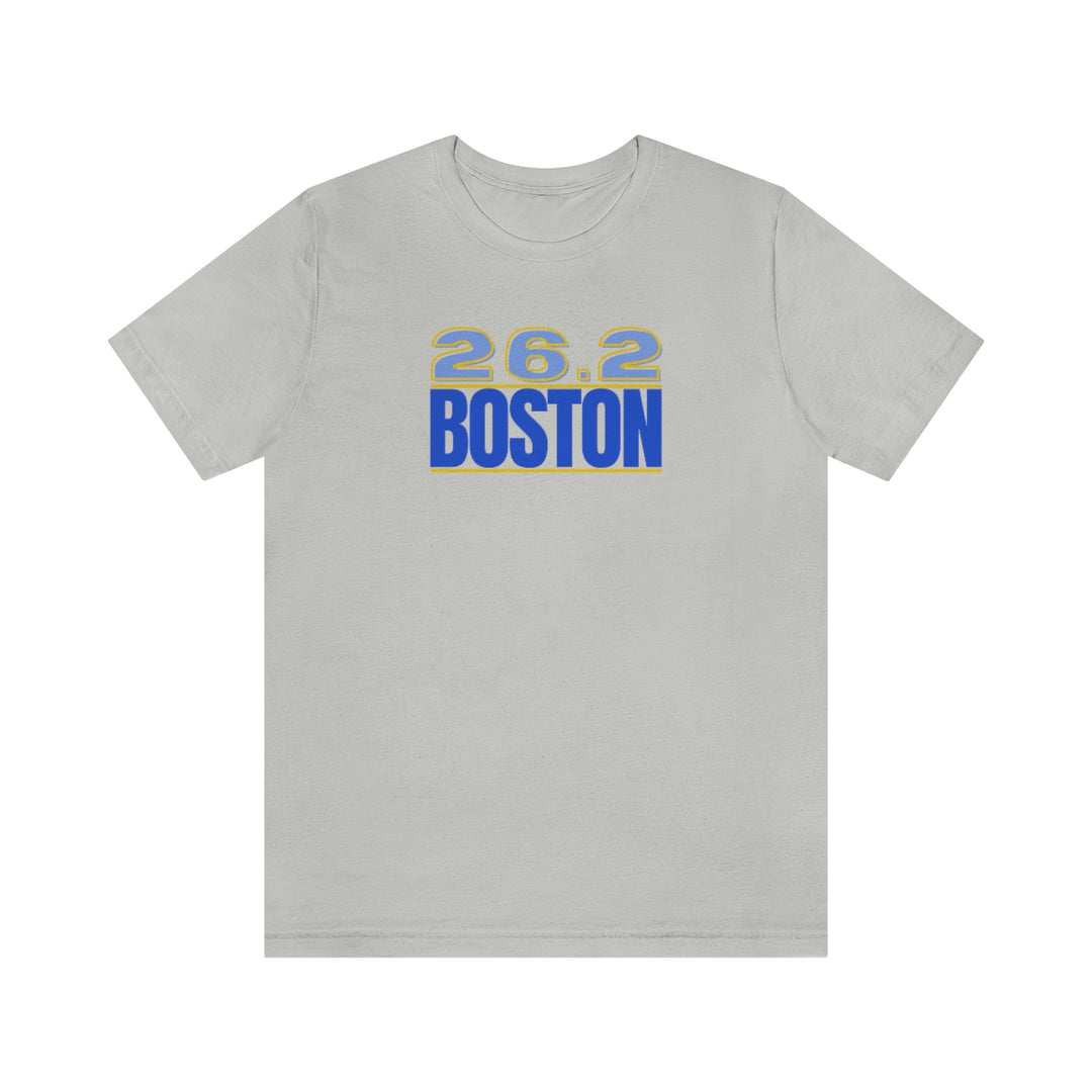 26.2 Boston Shirt, Gift for Runner, Unisex Jersey Short Sleeve Tee, Marathon Shirt, Marathoner, Shirt for Runner