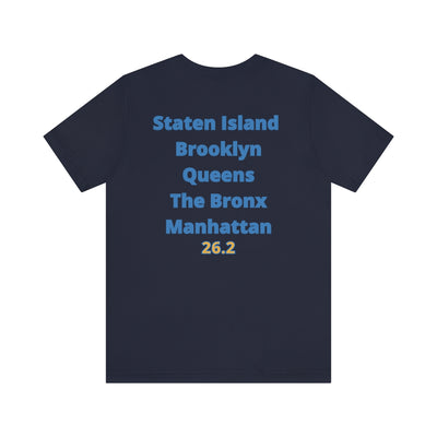 New York Marathon, NYC Marathon Tee with Five Boroughs, NY Marathon T-Shirt, 2022 Nyc, Marathon Tee