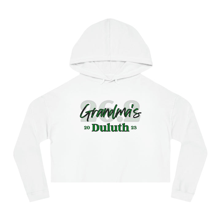 Grandma's Marathon Cropped Hoodie, Duluth 26.2, Grandma's 26.2 Sweatshirt, Gift for Grandma's Marathon Runner, Duluth Hoodie