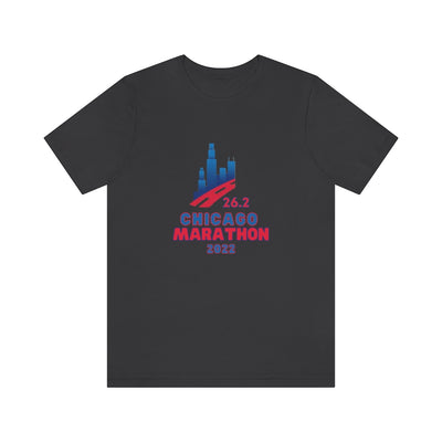 Chicago Marathon, 26.2 Chicago, Gift for Runner, Unisex  Short Sleeve Tee, Marathon Shirt, Marathoner, Shirt for Runner