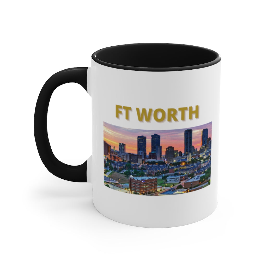 Cowtown Half Marathon Coffee Cup, 11oz, Half Marathon, Personalized Coffee Cup, FT Worth Half Marathon