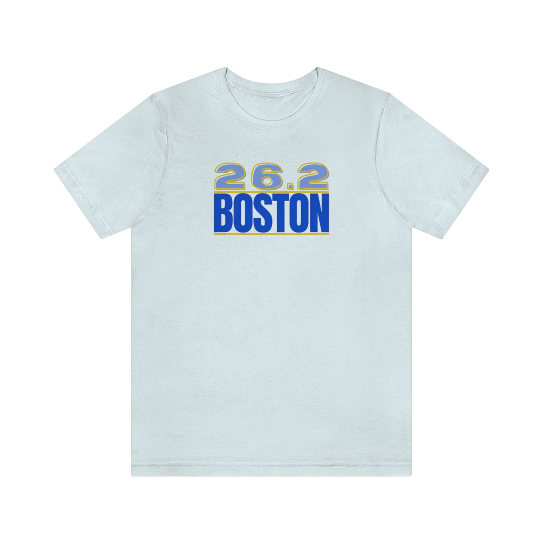 26.2 Boston Shirt, Gift for Runner, Unisex Jersey Short Sleeve Tee, Marathon Shirt, Marathoner, Shirt for Runner