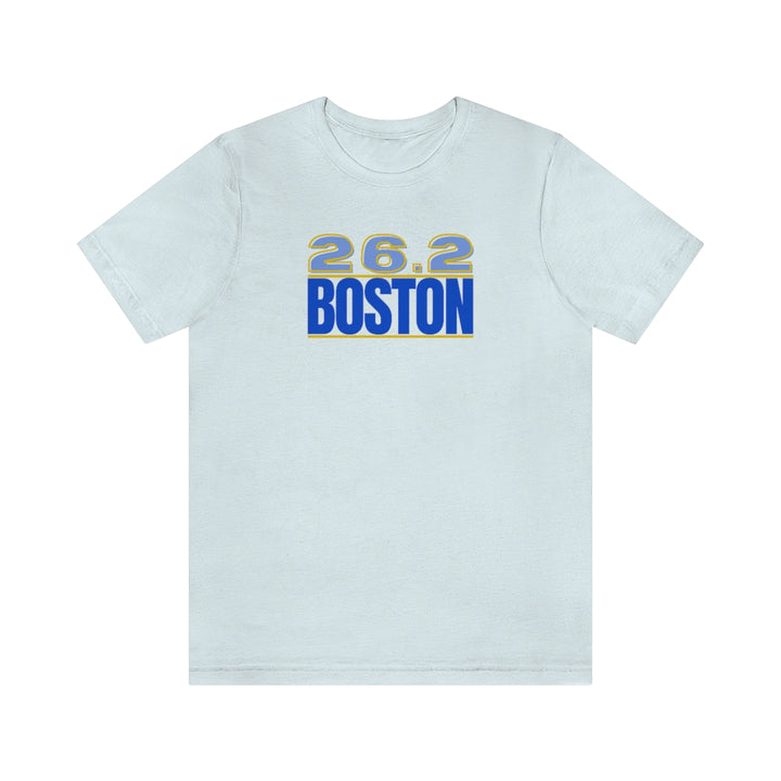 26.2 Boston Shirt, Gift for Runner, Unisex Jersey Short Sleeve Tee, Marathon Shirt, Marathoner, Shirt for Runner