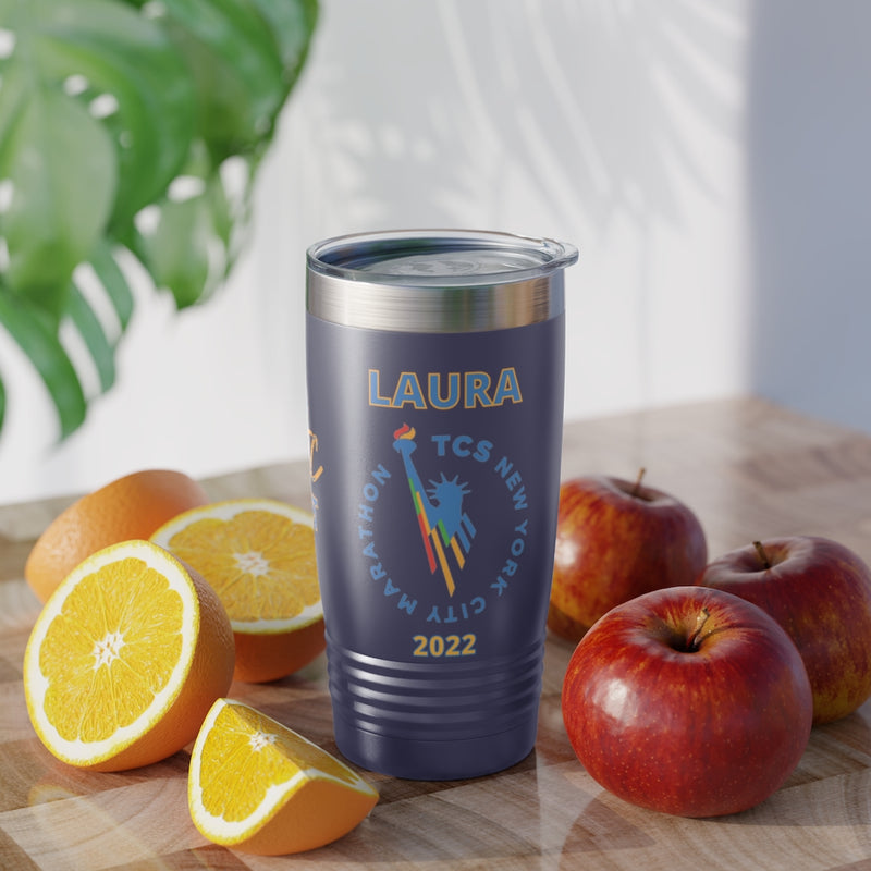 NYC Marathon, Do Epic Shit, New York Marathon Tumbler, Ringneck Tumbler, 20oz, Personalized NYC Marathon Gift, NYC Runner, 26.2