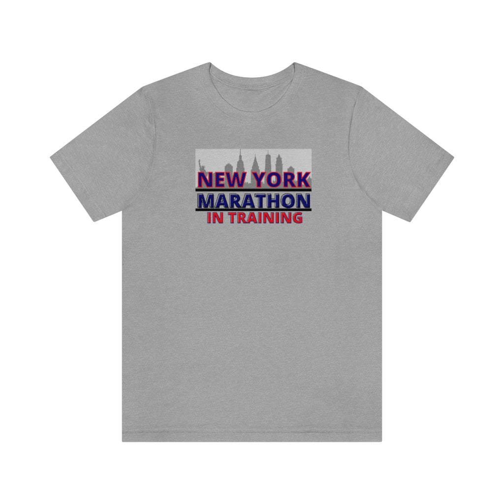 New York Runner in Training Shirt, Unisex Jersey Short Sleeve Tee, Marathon Shirt, Marathoner, In Training Tee