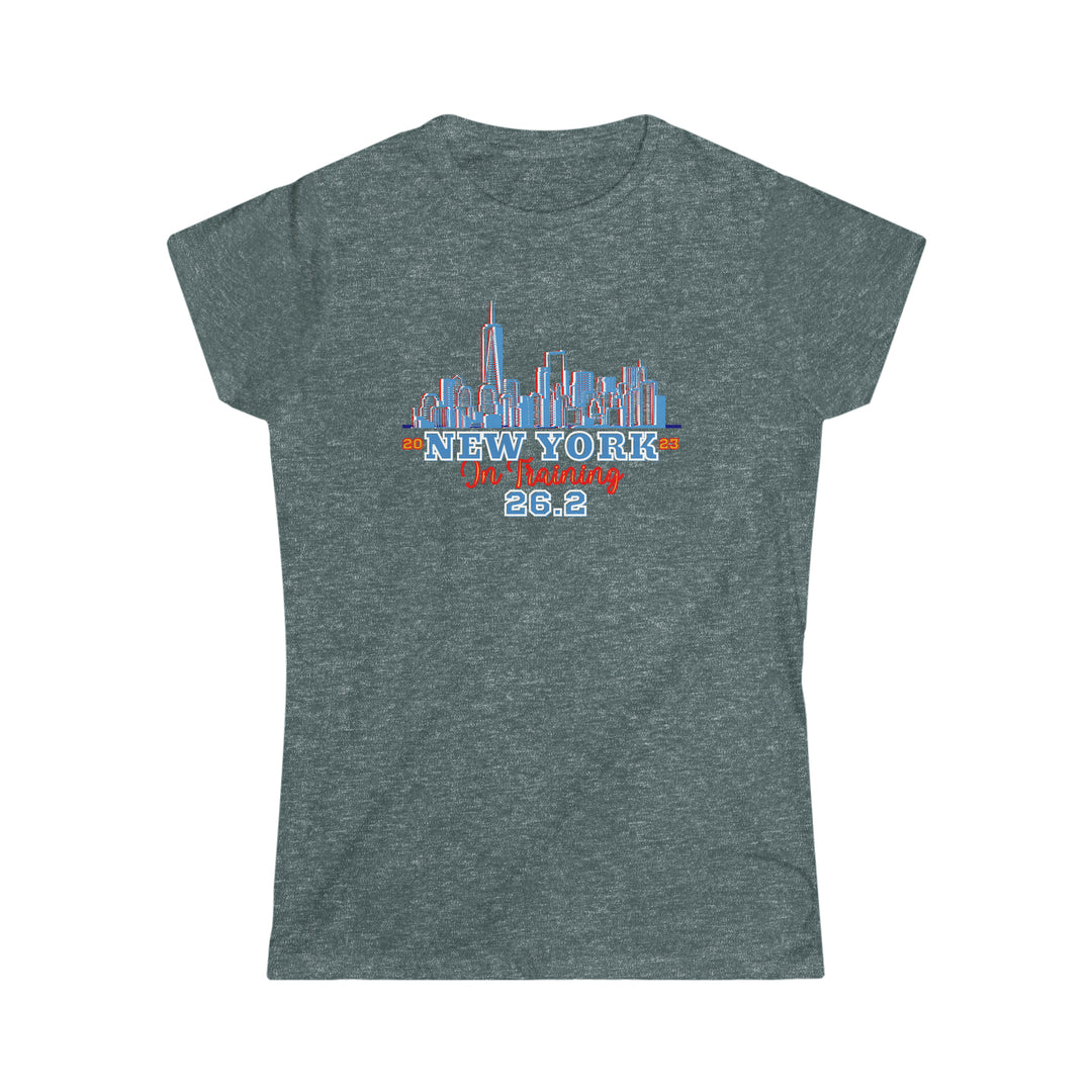 New York Runner, Women's Softstyle Tee, NYC, 26.2, Marathon in Training, Gift for NYC Runner, 2024, 2025