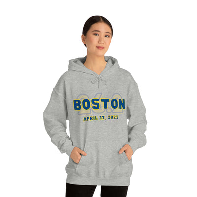 Boston Hoodie, 2023 Boston Sweatshirt, Heavy Blend Hooded Sweatshirt, Custom Hoodie, 26.2, Boston Runner, Boston Qualifier