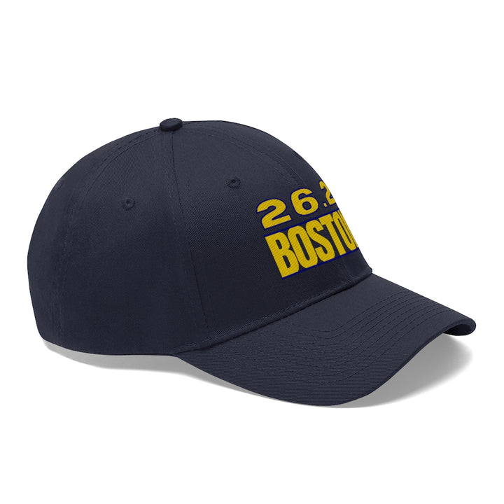 26.2 Boston Hat, Embroidered Marathon Cap, Unisex Twill Hat, Marathon Gift