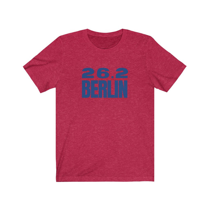 26.2 Berlin, Berlin Marathon, Gift for Runner, Unisex Jersey Short Sleeve Tee, Marathon Shirt, Marathoner, Shirt for Runner