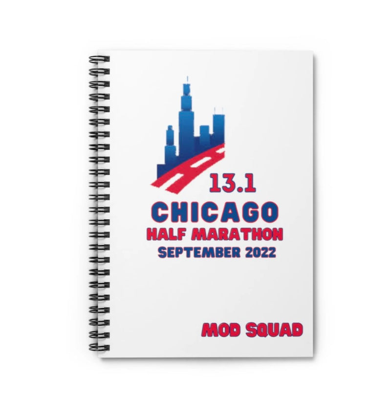 Chicago Marathon, Chicago, CHI 26.2, Spiral Notebook, Gift for Chicago Marathon, Marathon Gift, Custom Gift for Chicago Marathon