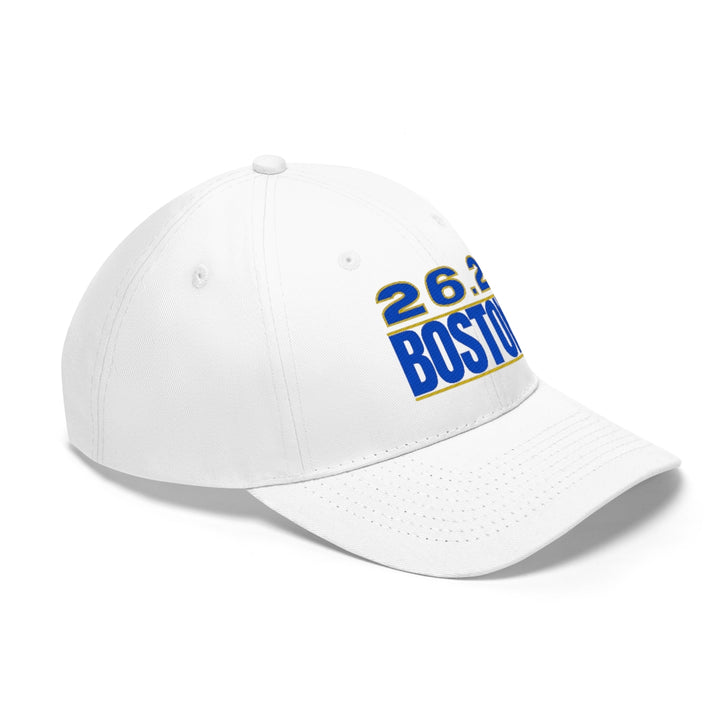 26.2 Boston Hat, Embroidered Marathon Cap, Unisex Twill Hat, Marathon Gift