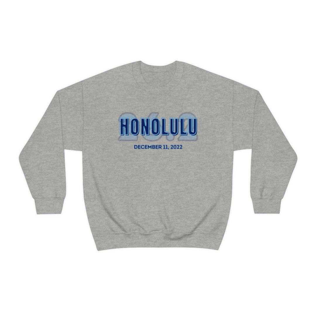 Honolulu Marathon, 26.2, Unisex Crewneck Sweatshirt, Honolulu Sweatshirt, Gift for Honolulu Runner